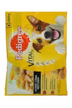 Pedigree kapsa 4 pack hovězí+jehně/krůta+mrkev 4x100g