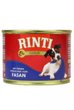 Rinti Dog Gold konzerva bažant 185g