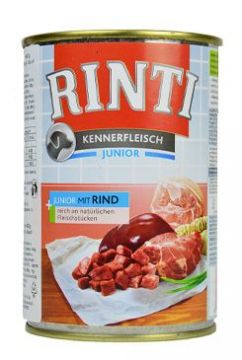Rinti Dog Junior konzerva hovězí 400g