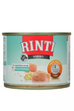 Rinti Dog Sensible konzerva kuře+rýže 185g