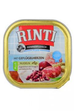 Rinti Dog vanička drůbeží srdíčka+nudle 300g