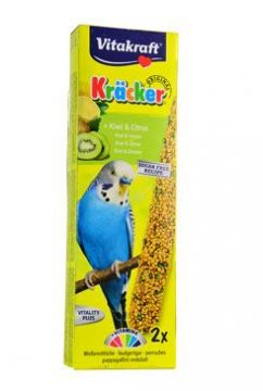Vitakraft Bird Kräcker Budgie Kiwi + Citrus tyč 2ks