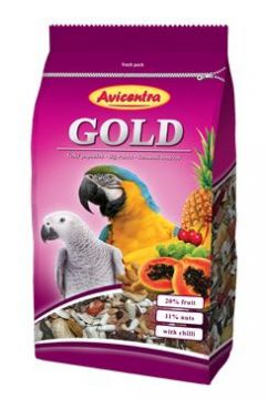 Avicentra Gold velký papoušek 850g