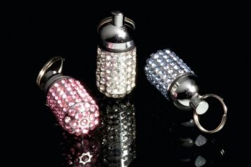 Adresář s kamínky stříbrný 15x8mm