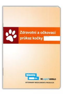 Očkovací průkaz kočka Bioveta mezinárodní 1ks