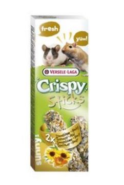 Versele Laga Crispy Sticks pro pískomil/myš slunečnice+med 110g