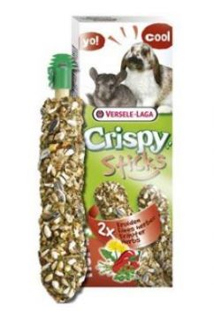 Versele Laga Crispy Sticks pro králíky/činčily Bylinky 110g