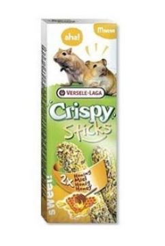 Versele Laga Crispy Sticks pro křečky/pískomily Med 2x55g