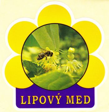 Etikety samolepící na sklenice motiv LIPOVÝ MED
