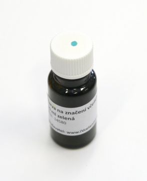 Barva na značení včelích matek 10 ml zelená