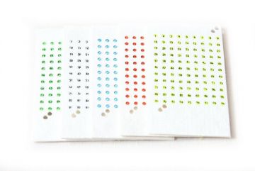 Opalitové značky na značení včelích matek žluté