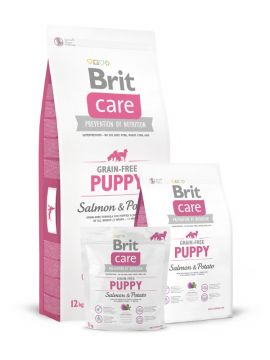 Brit Care Dog Grain-free Puppy Salmon & Potato 12 kg
