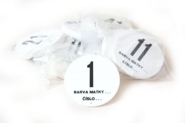 Čísla na úly kruhová 31 – 40