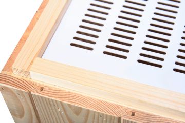 Mateří mřížka plastová bílá 435/465