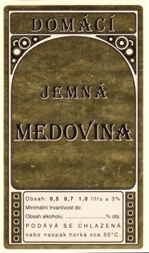 Etikety na medovinu