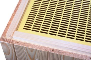 Mateří mřížka plastová žlutá 425/510