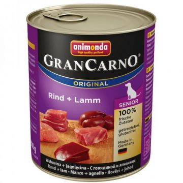 GRANCARNO Senior - hovězí, jehněčí 800 g