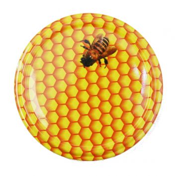 Víčko na sklenice TO-82 se závitem VČELKA