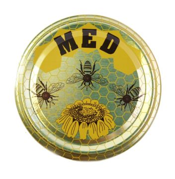 Víčko na sklenice TO-82 se závitem 3 VČELY