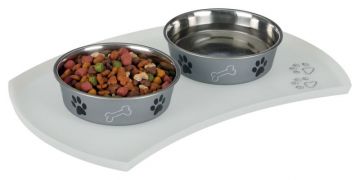 Prostírání pod misky silikonové 48 x 27 cm, transparentní