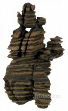 Akvarijní dekorace vrstvený kámen velký 30 cm