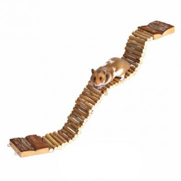 Visutý dřevěný most 7x55cm