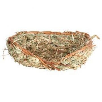 Hnízdo z trávy pro králíky 33x12x26 cm