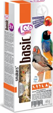 LOLO SMAKERS 2 klasy ovocné pro zebřičky 90 g