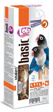 LOLO SMAKERS 2 klasy medové pro agapornisy 90 g