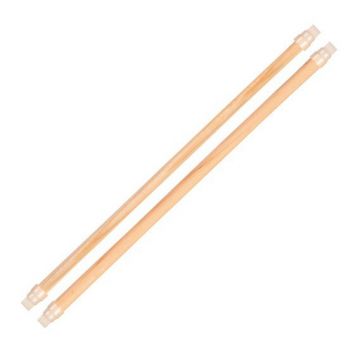Dřevěná bidla s plast.úchytem do klece 35cm/10 a12mm 2x2ks