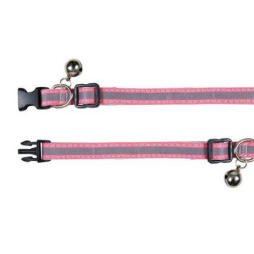 Reflexní obojek pro koťata s rolničkou, různé barvy