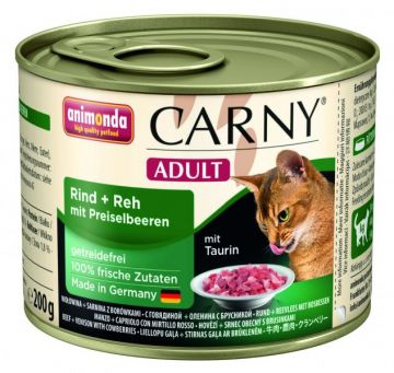 ANIMONDA konzerva CARNY Adult - srnčí,brusinky 200g