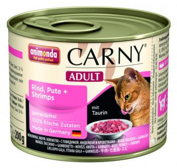 ANIMONDA konzerva CARNY Adult - krůta, ráčci 200g