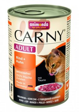 ANIMONDA konzerva CARNY Adult - hovězí, kuřecí 400g