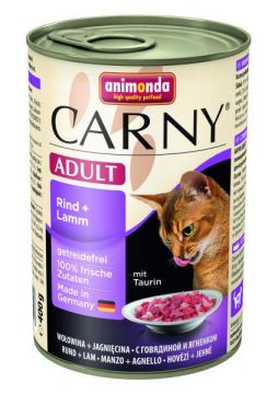 ANIMONDA konzerva CARNY Adult - hovězí, jehněčí 400g