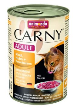 ANIMONDA konzerva CARNY Adult - kuře, kachna 400g