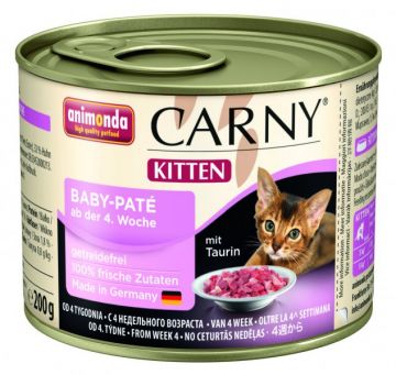 ANIMONDA konzerva CARNY BABY PATÉ hovězí, kuřecí 200g