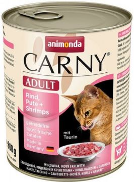 ANIMONDA konzerva CARNY Adult - hovězí, krůta, ráčci 800g