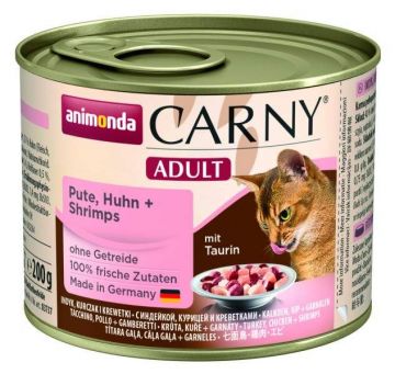 ANIMONDA konzerva CARNY Adult - krůta, kuře+ráčci 200g