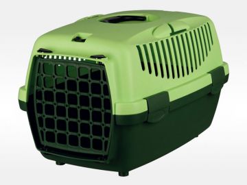 Transportní box CAPRI II 37x34x55cm max.do 8kg,- tmavě zelená/světl