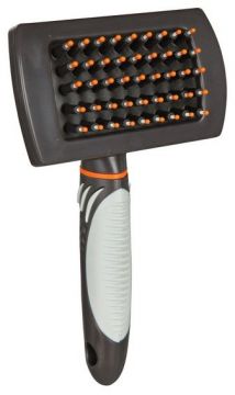 Kartáč s plastovými štětinami,protiskluz.rukojeť10x17 cm