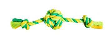 Míč se 2 rameny HipHop bavlněný 22 cm / 80 g limet