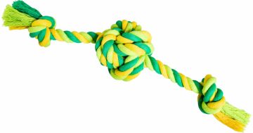 Míč se 2 rameny HipHop bavlněný 30 cm / 160 g lime