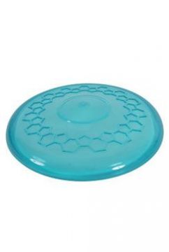 Hračka pes FRISBEE TPR POP 23 cm tyrkysová