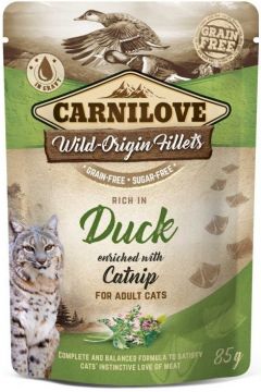 Carnilove Cat Pouch Duck Enriched & Catnip 85g