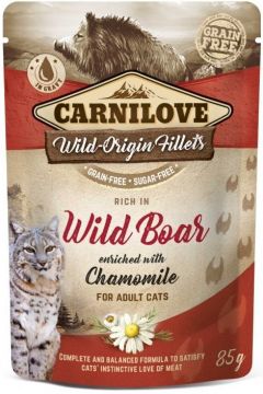 Carnilove Cat Pouch Wild Boar & Chamomile 85g