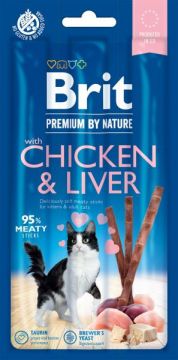 Brit Premium Cat by Nature Sticks Chicken&Liver(3pcs)