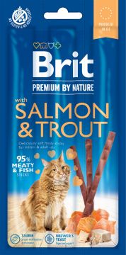 Brit Premium Cat by Nature Sticks Salmon&Trout(3pcs)