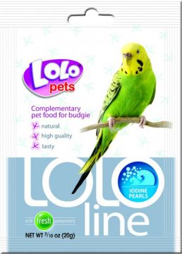 LOLOLINE perličky s jódem pro andulky 20 g