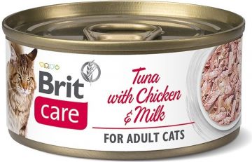 Brit Care Cat konz Fillets Chicken&Milk 70g